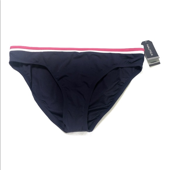 NWT Nautica Midrise Core Full Coverage Bikini Sz L - Picture 5 of 8